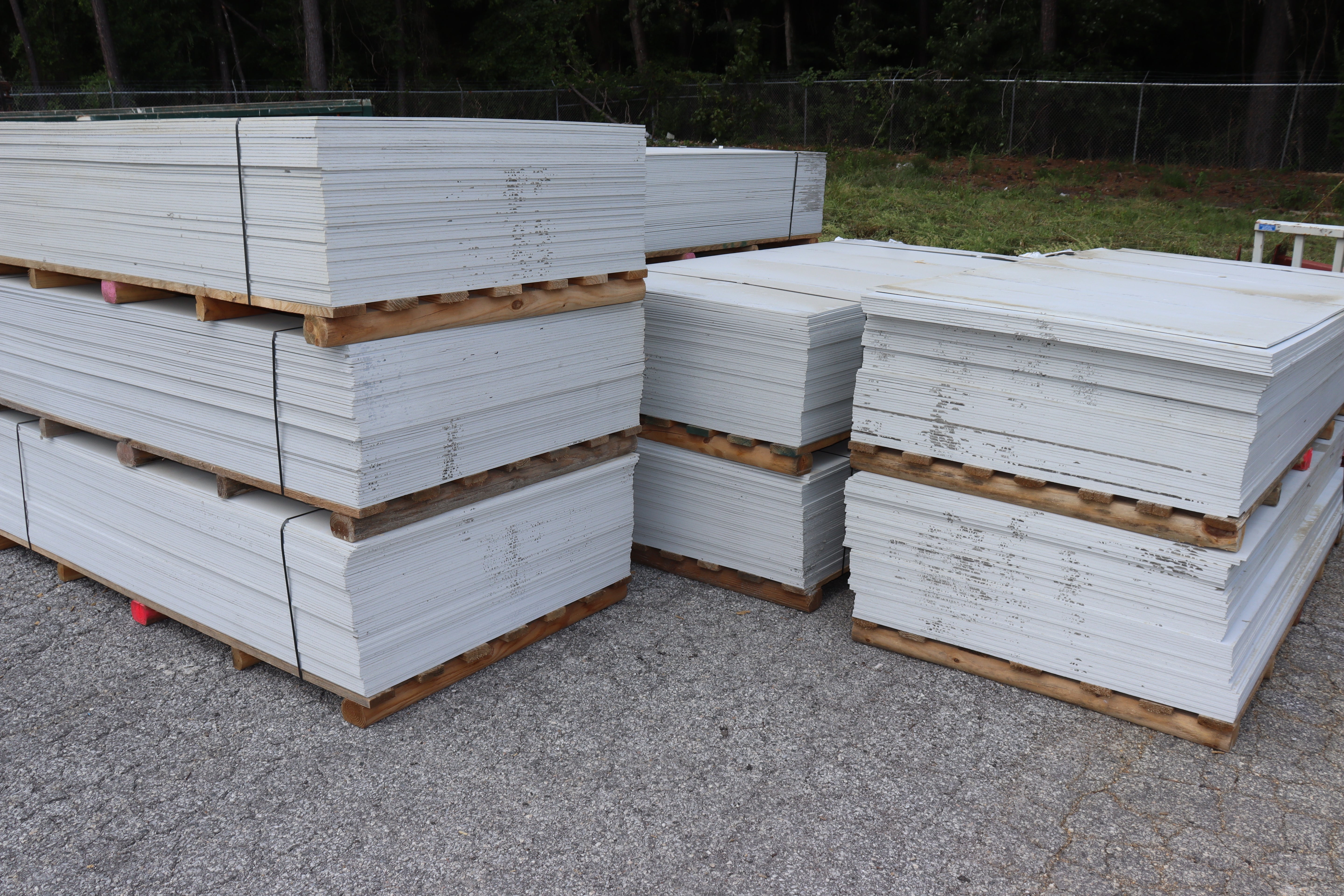 4' x 8' Smooth Siding Panels Fiber Cement, Primed White