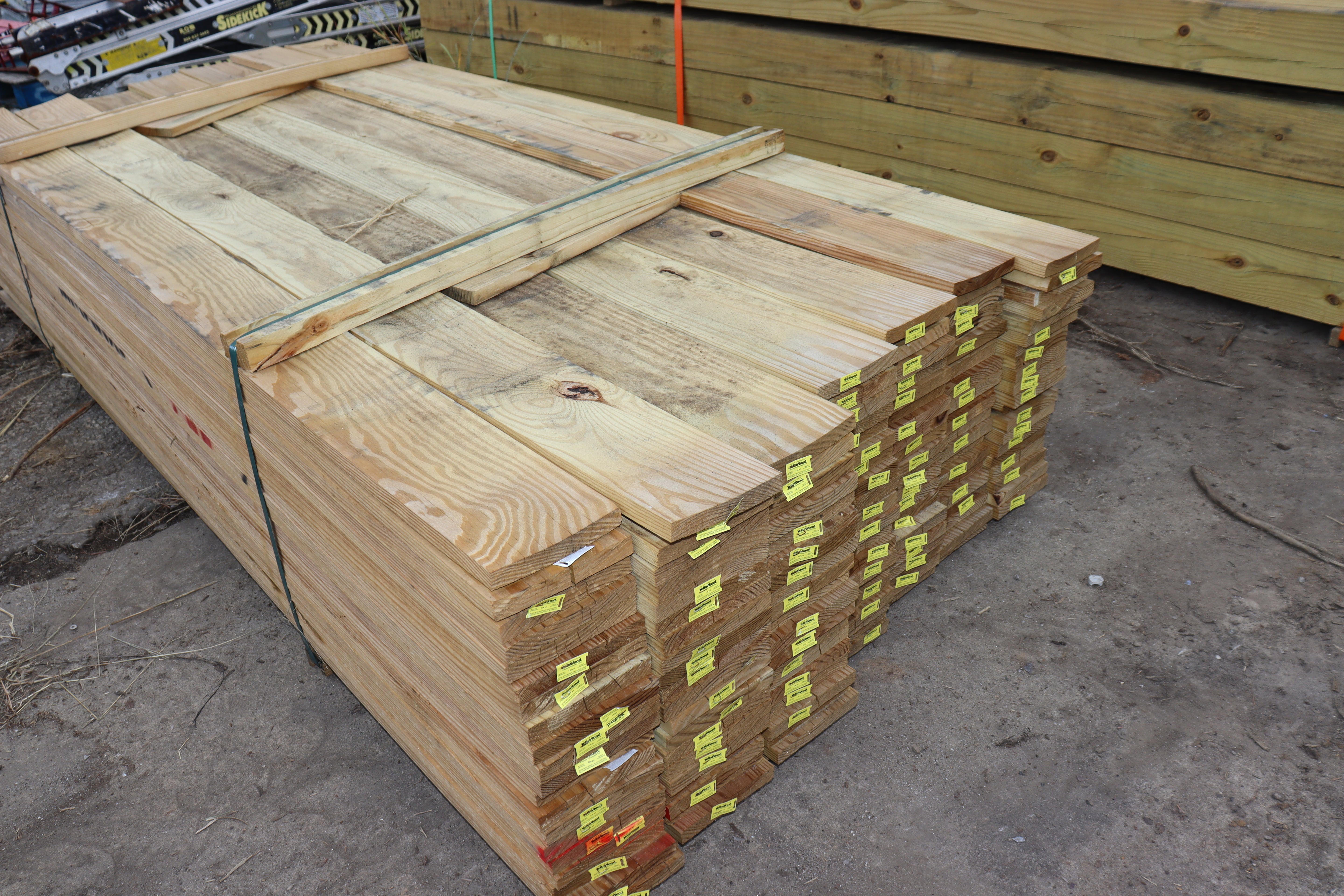 Pressure Treated Boards, Southern Yellow Pine #2