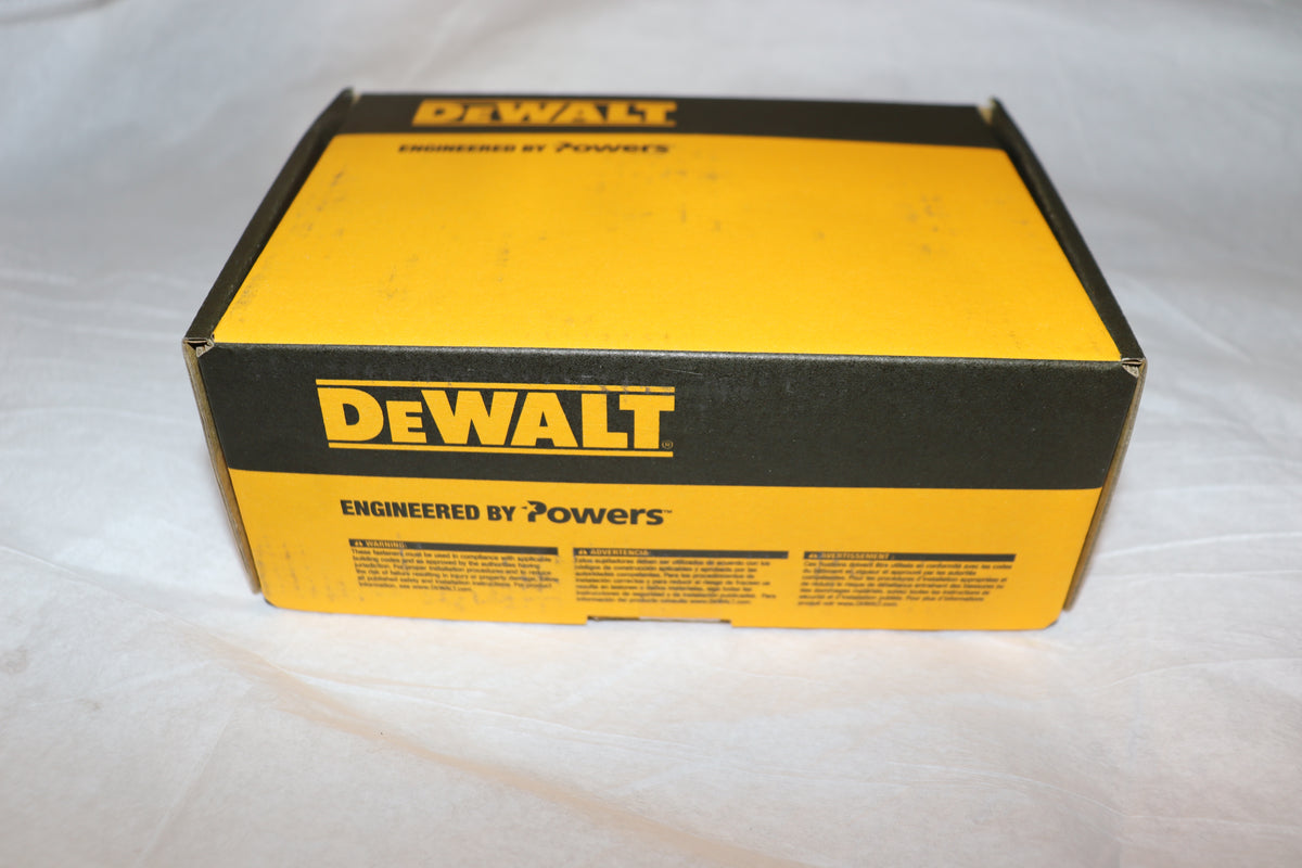 50 Pack - DeWalt Screw Bolt 3/8" x 3" CS CP, 9/16" Hex Head, PFM1411240