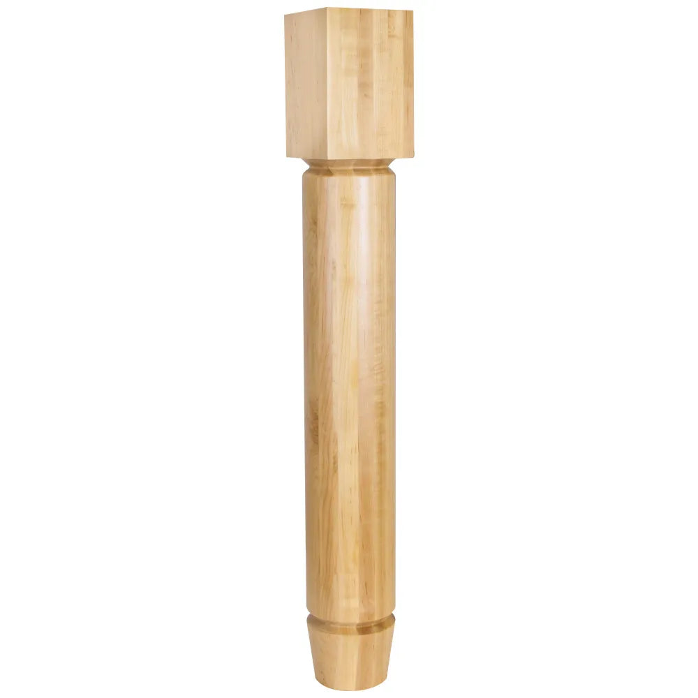 Hard Maple Round Arts & Crafts Post 5" W x 5" D x 35-1/2" H P63-5-HMP