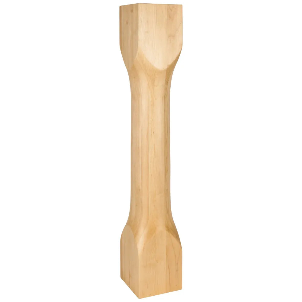 White Birch Cathedral Turned Post 6" W x 6" D x 35-1/2" H P83-6-WB