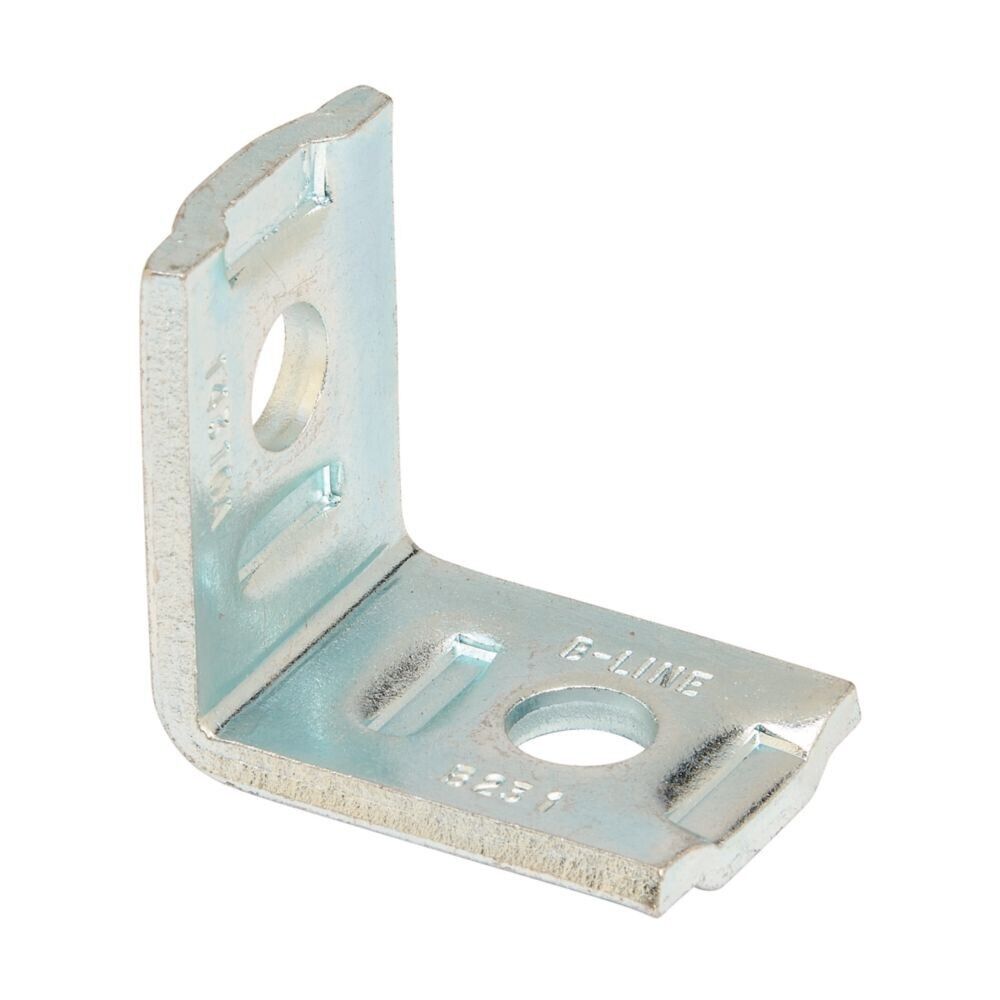 B-Line B231-ZN Corner Angle 90 Degree Angle Bracket, BOX OF 8 - Northside Material Brokers