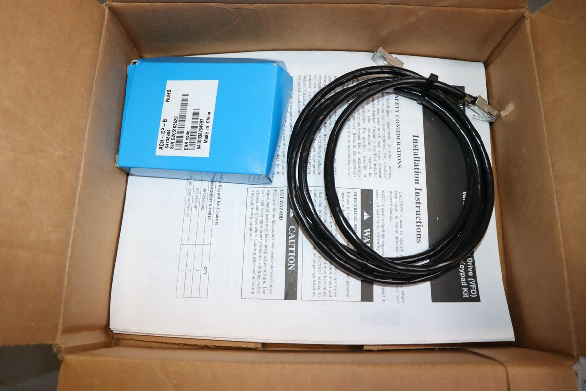 Carrier® ICP CRDISKIT001A00 VFD Remote Hand Held Keypad 6ft Cat5 Cable Kit OEM - Northside Material Brokers