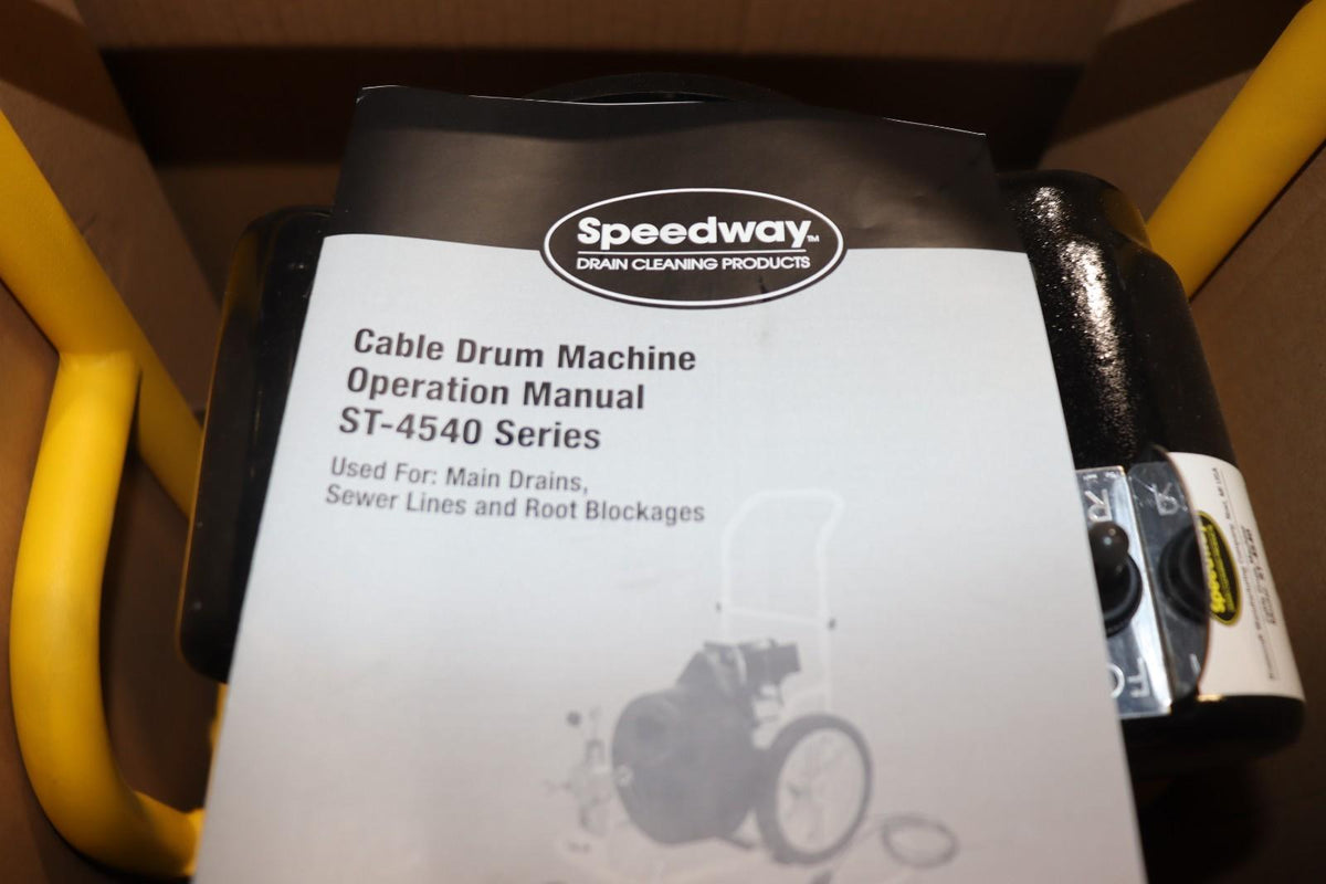 Cobra Speedway 1/2-in dia x 100-ft L Music Wire Machine Auger, ST4540, NIB - Northside Material Brokers