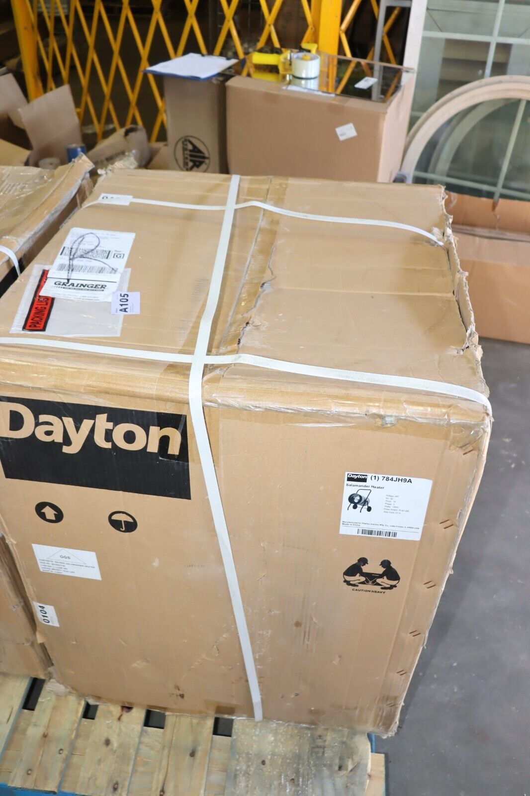 DAYTON Portable Heater: 15kW Watt Output, 784JH9A - Northside Material Brokers