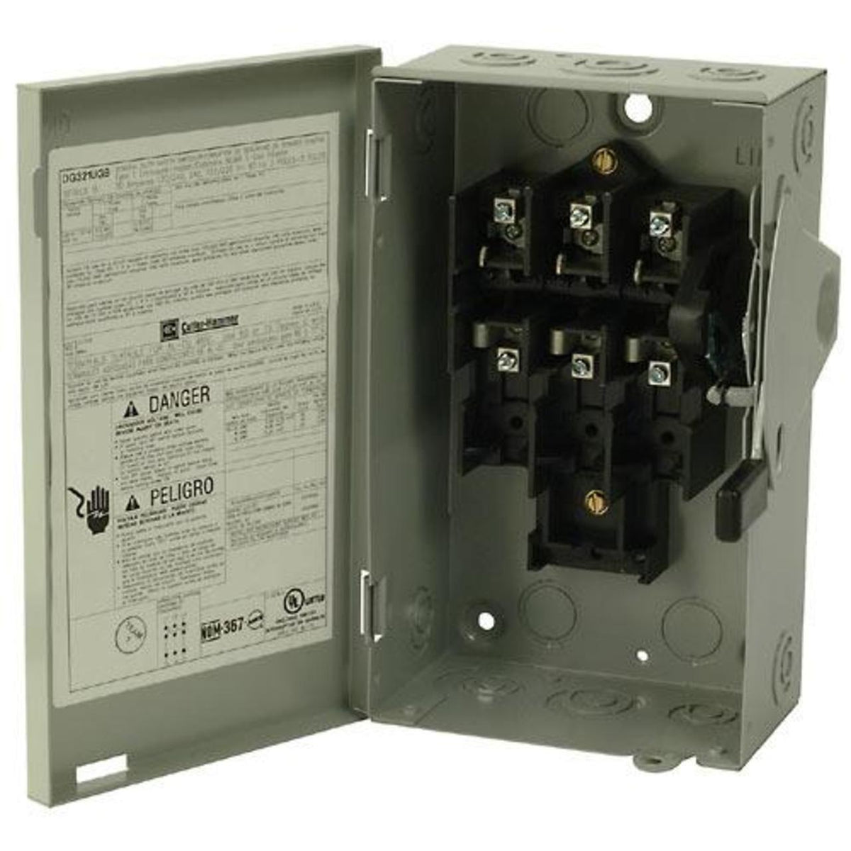Disconnect, 60 Amp 240 Volt 3 Pole Eaton DG322UGB Safety Switch - Northside Material Brokers