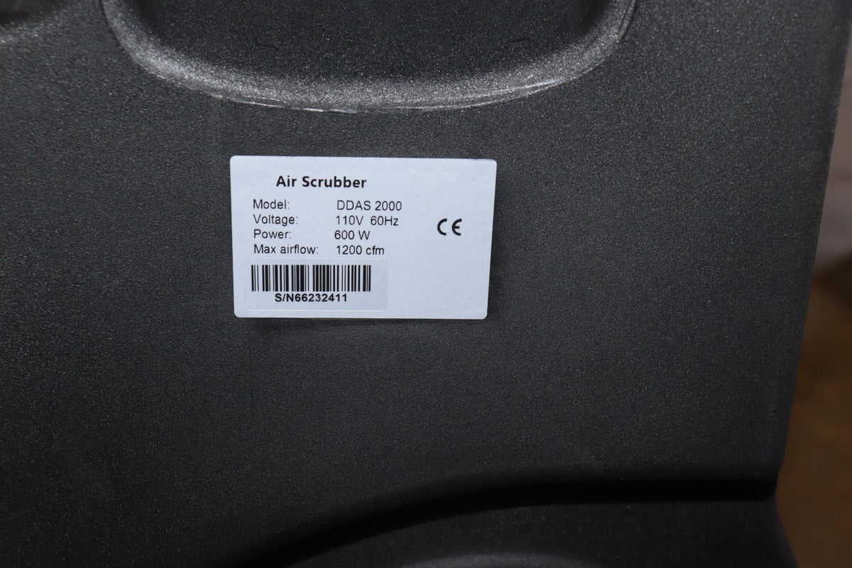 HEPA 2000 AIR SCRUBBER HUSQVARNA WOLF PACK DDAS 2000 - Northside Material Brokers