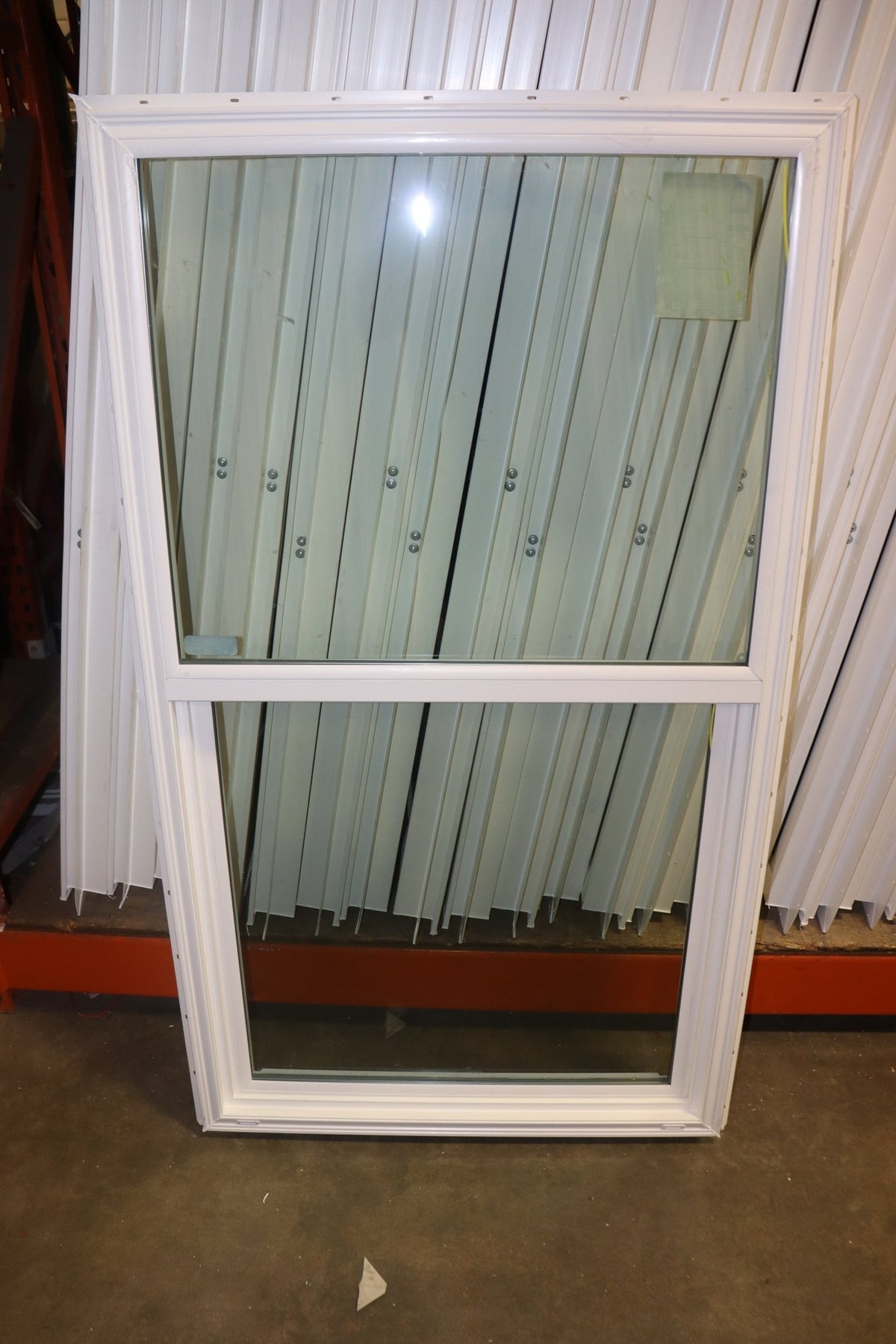 LUX 700 Series, White Vinyl Window, 1/1, E366 low-E Argon, 30" x 54" with Screen - Northside Material Brokers