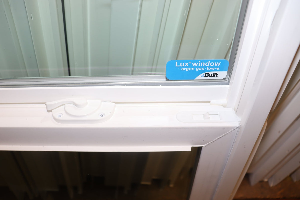 LUX 700 Series, White Vinyl Window, 1/1, E366 low-E Argon, 30" x 54" with Screen - Northside Material Brokers