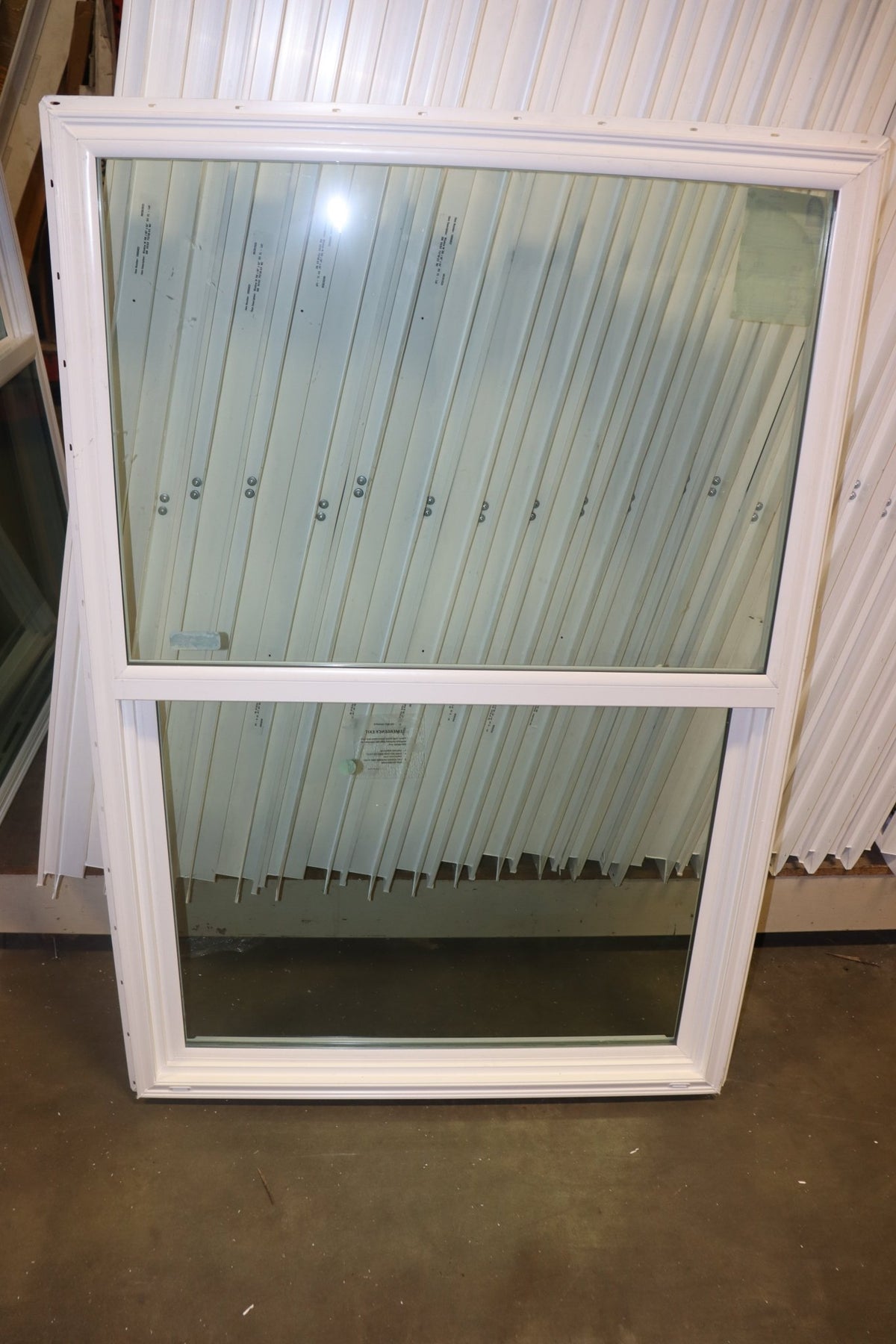 LUX 700 Series, White Vinyl Window, 1/1, E366 low-E Argon, 36" x 54" with Screen, Egress Rated - Northside Material Brokers