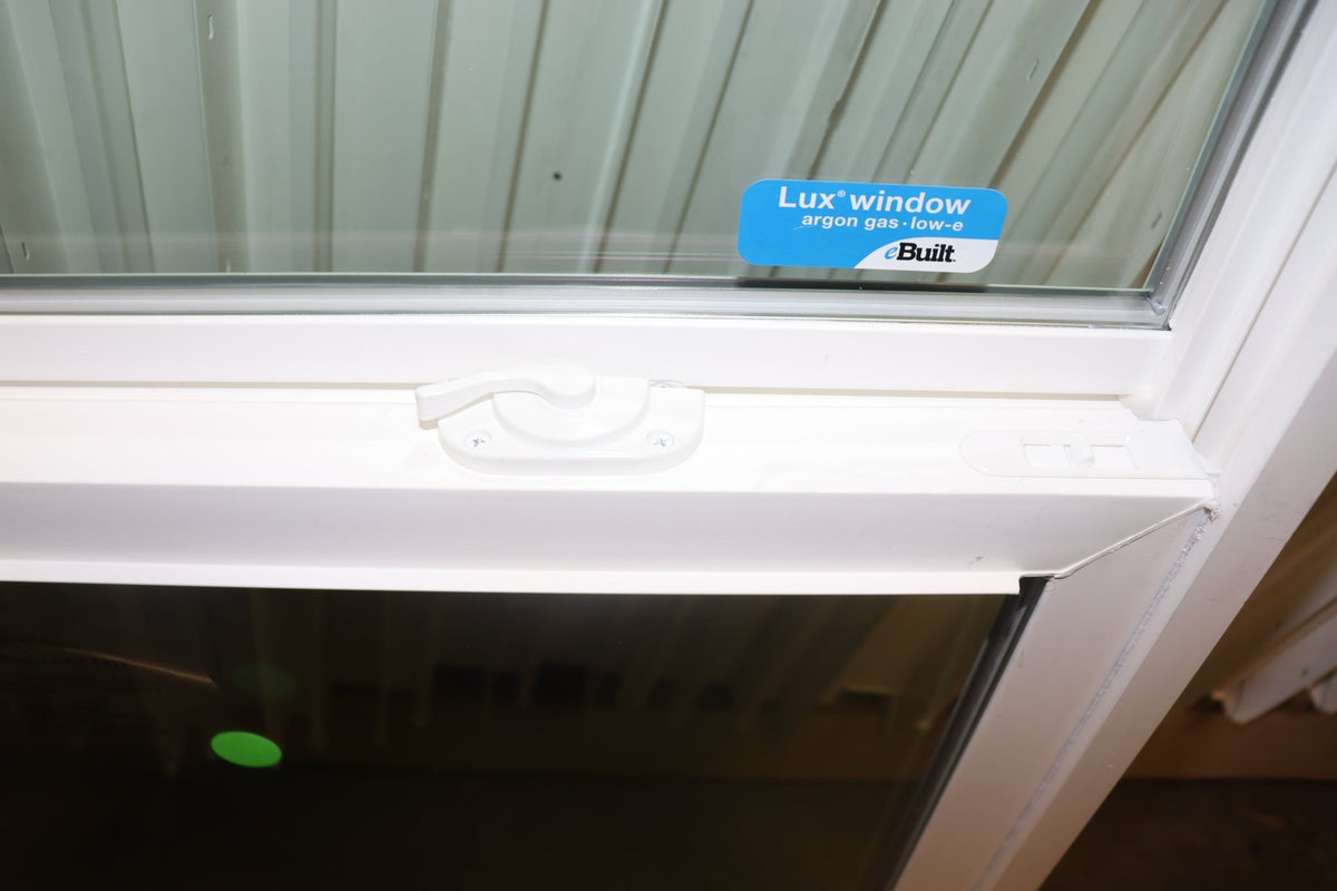 LUX 700 Series, White Vinyl Window, 1/1, E366 low-E Argon, 36" x 54" with Screen, Egress Rated - Northside Material Brokers