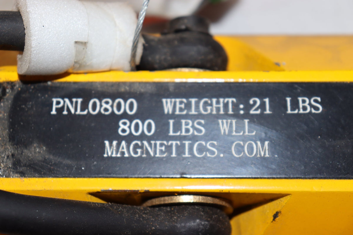 Mag-Mate Lifting Magnet, PowerLift(R), 800 lbs Load Capacity, 7-7/8 Length, PNL0800 - Northside Material Brokers