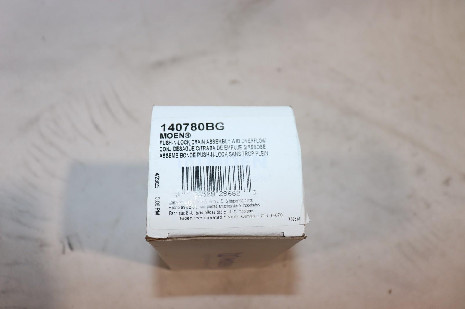 Moen 140780 Lavatory Drain Assembly Less Overflow - Brushed Gold - Northside Material Brokers