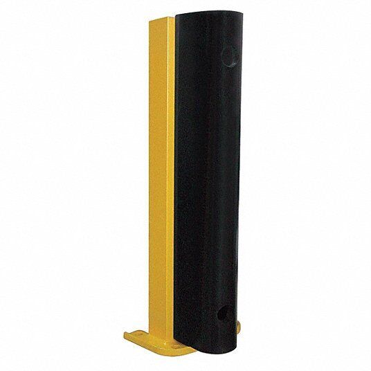 Pallet Rack Guard with Bumper, 22NP57 - Northside Material Brokers
