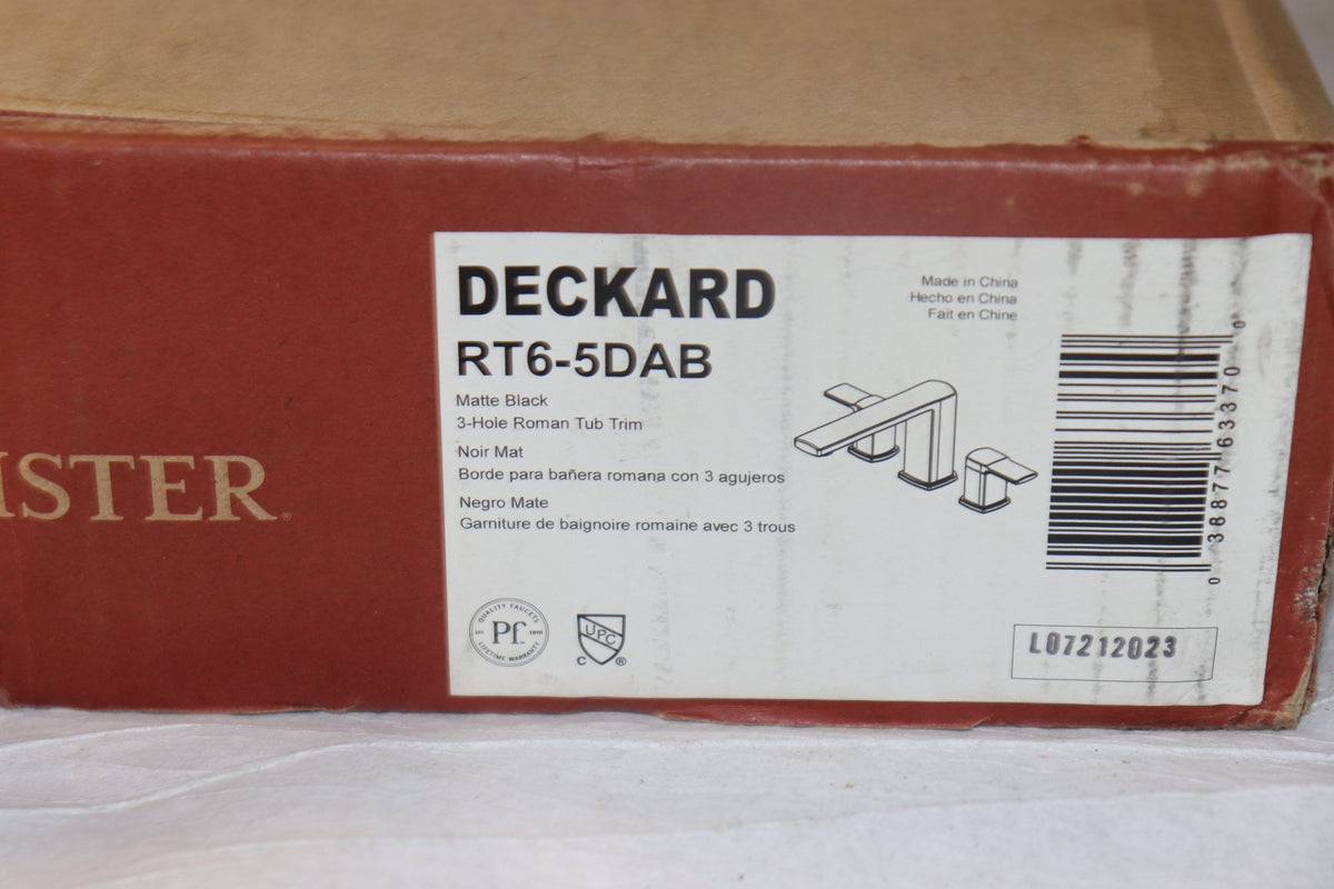 Pfister RT6-5DAB Deckard 2-Handle Deck-Mount Roman Tub Faucet Trim Kit - Northside Material Brokers