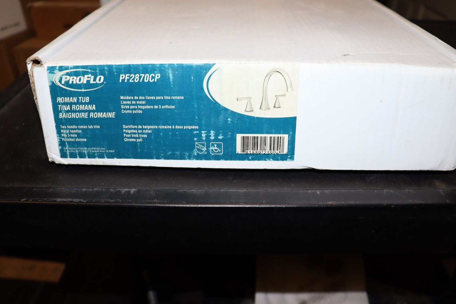 ProFlo PF2870CP Willett Deck Mounted Roman Tub Filler - Northside Material Brokers