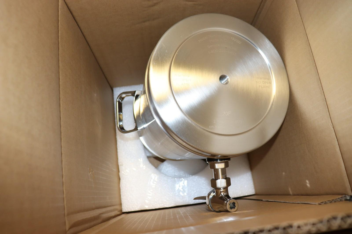Service Ideas 1.5 Gal Low Volume Dispenser Thermal Coffee Urn, URN15VPSRG - Northside Material Brokers