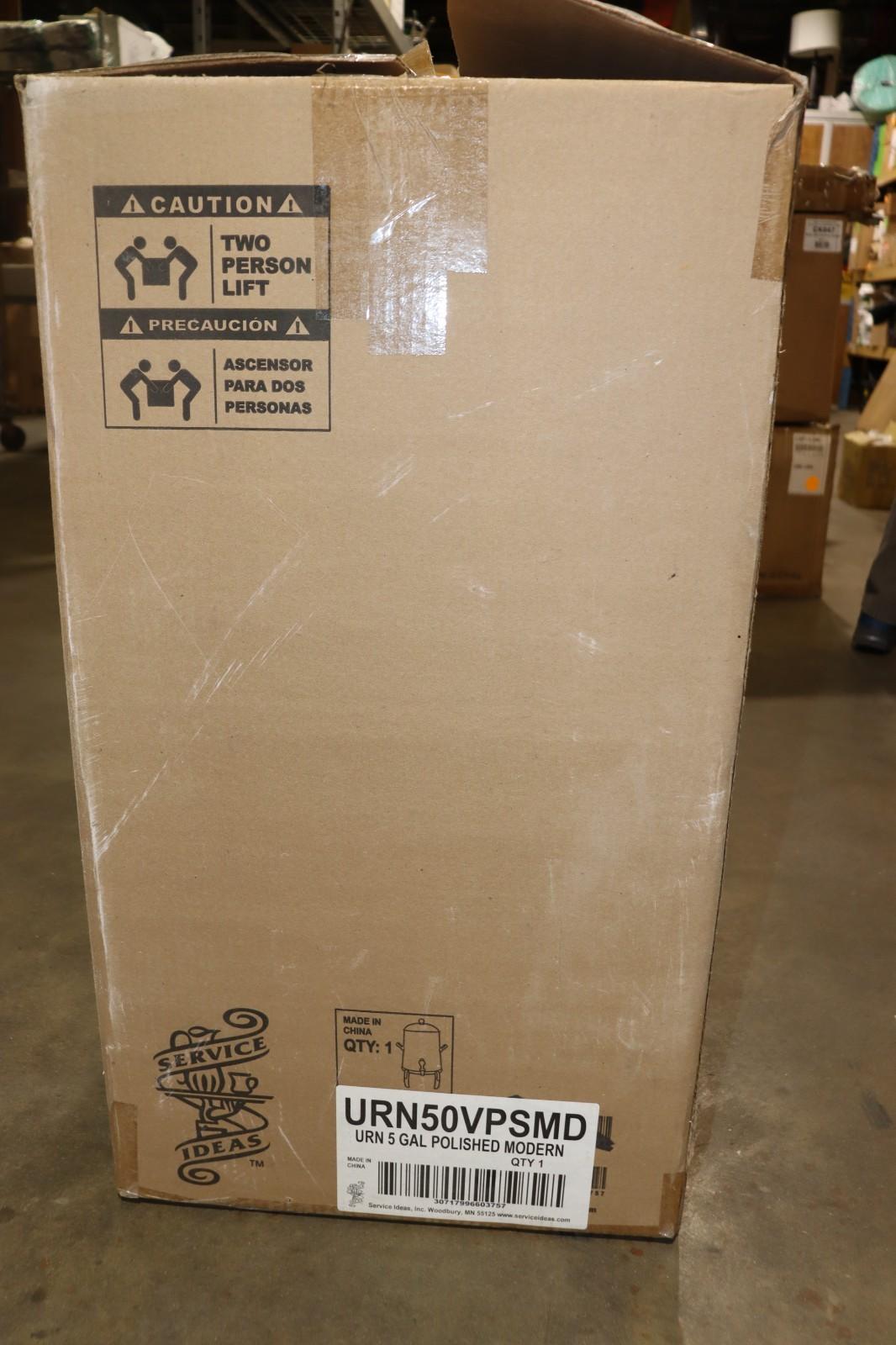 Service Ideas 5 Gal Low Volume Dispenser Thermal Coffee Urn, URN50VPSMD - Northside Material Brokers