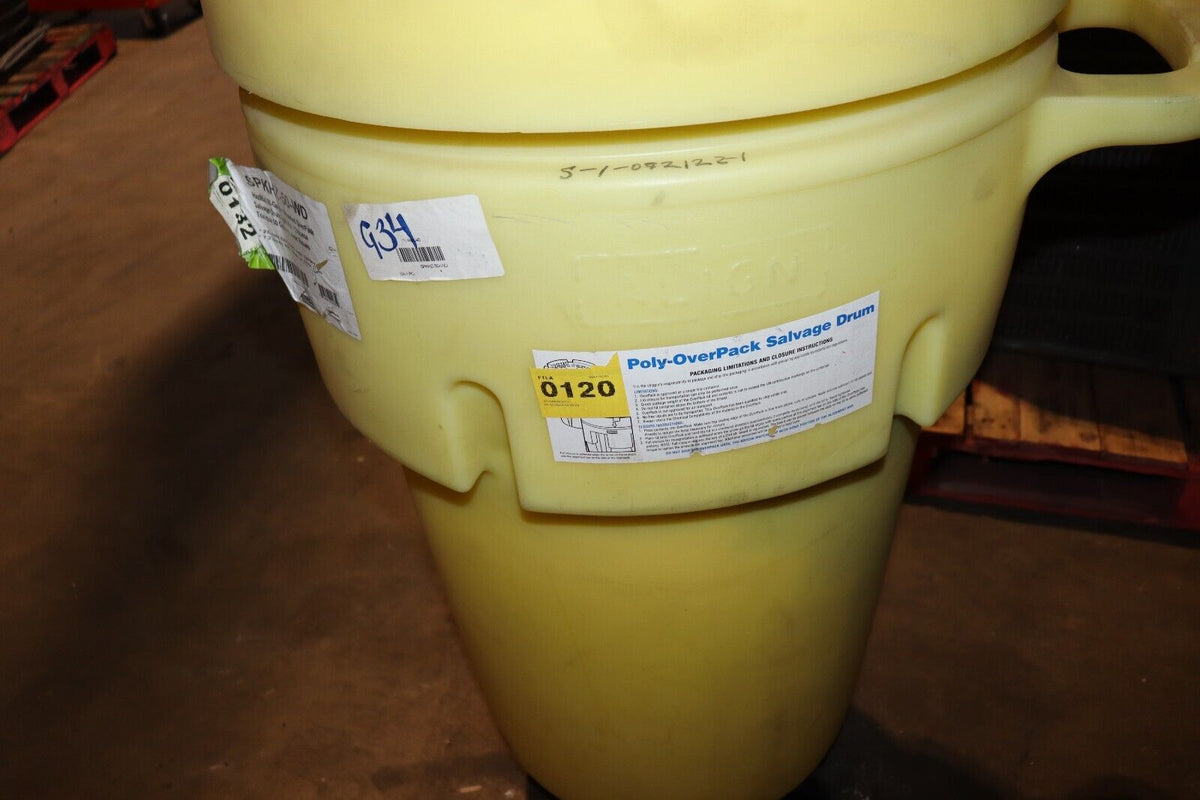 SPILLTECH SPKHZ-50-WD Spill Kit, Wheeled Drum, Chemical/Hazmat 443U45, New - Northside Material Brokers
