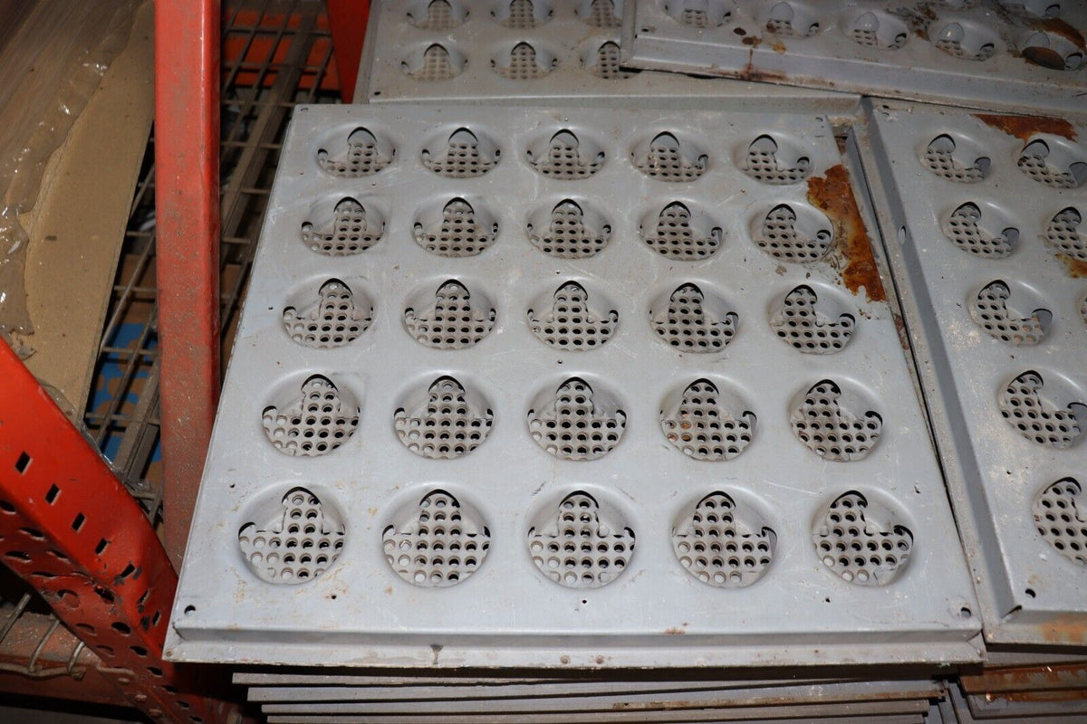 Tate Perforated Raised Access Floor Tiles 2'x2' Starlight, Used - Northside Material Brokers