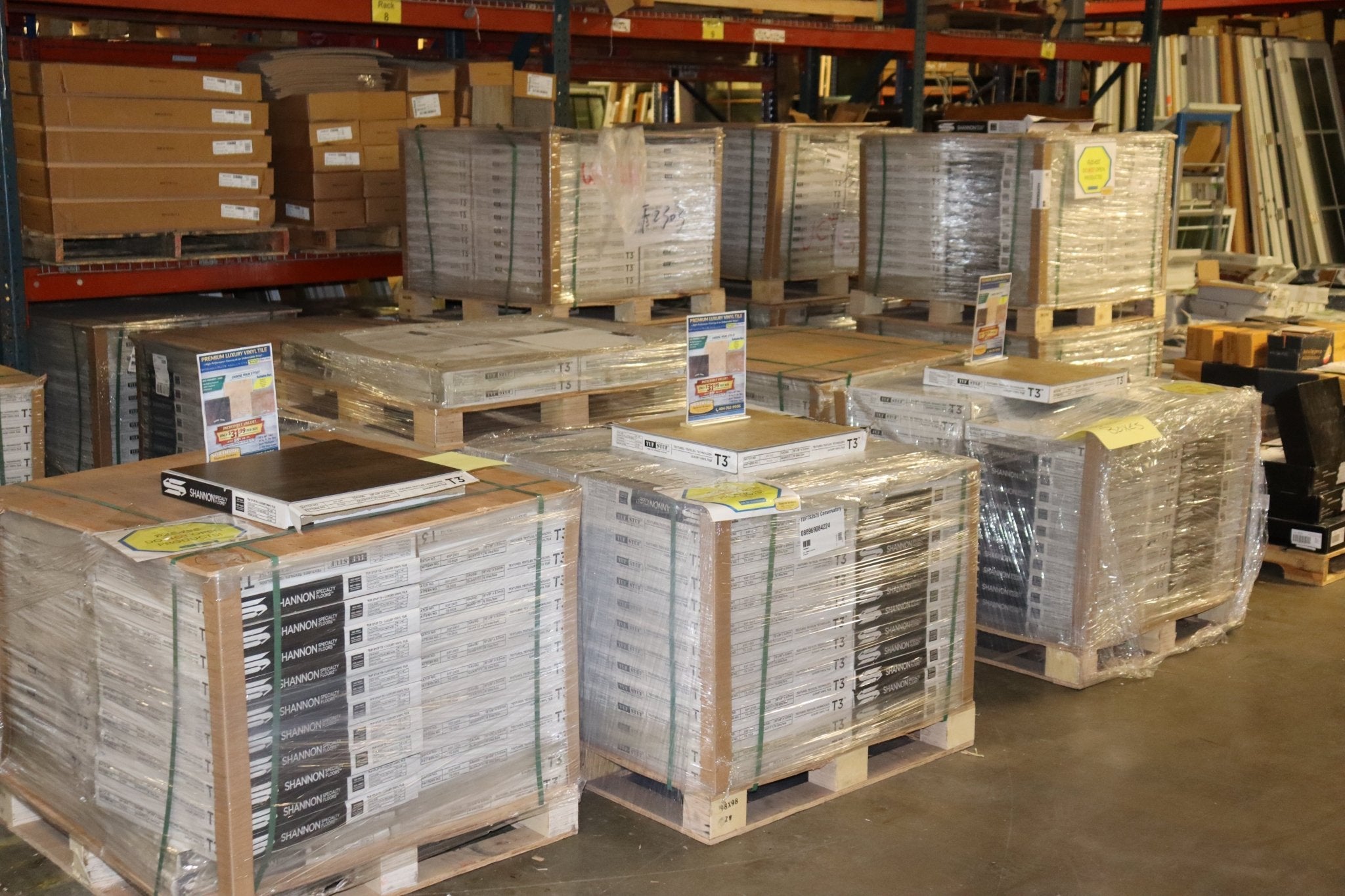 Teknoflor TUF STUF T3 Luxury Vinyl Tile Flooring, 23 mil Wear Layer, 18"x18", 36 Sq Ft per Case - Northside Material Brokers