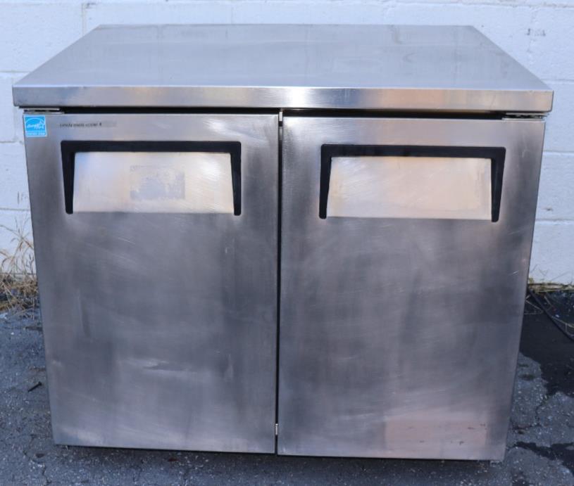 True TUC-36-LP Undercounter Low Profile 2 Door Cooler, Clean - Northside Material Brokers