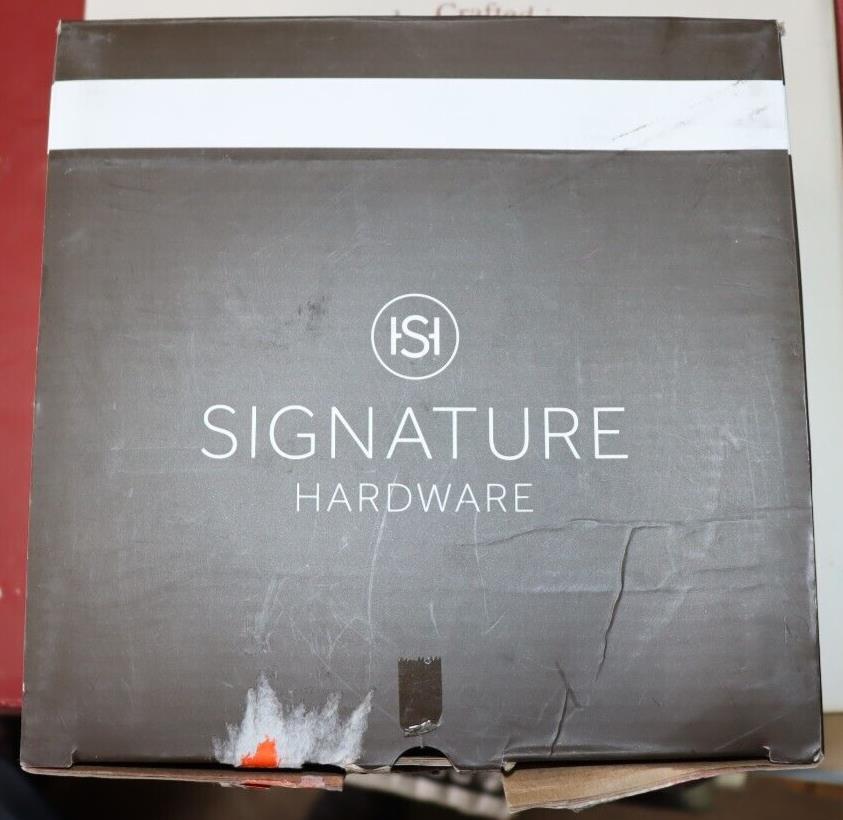 Shower Valve Trim Kit Lever Handle Signature Hardware SHED8010BN Brushed Nickel