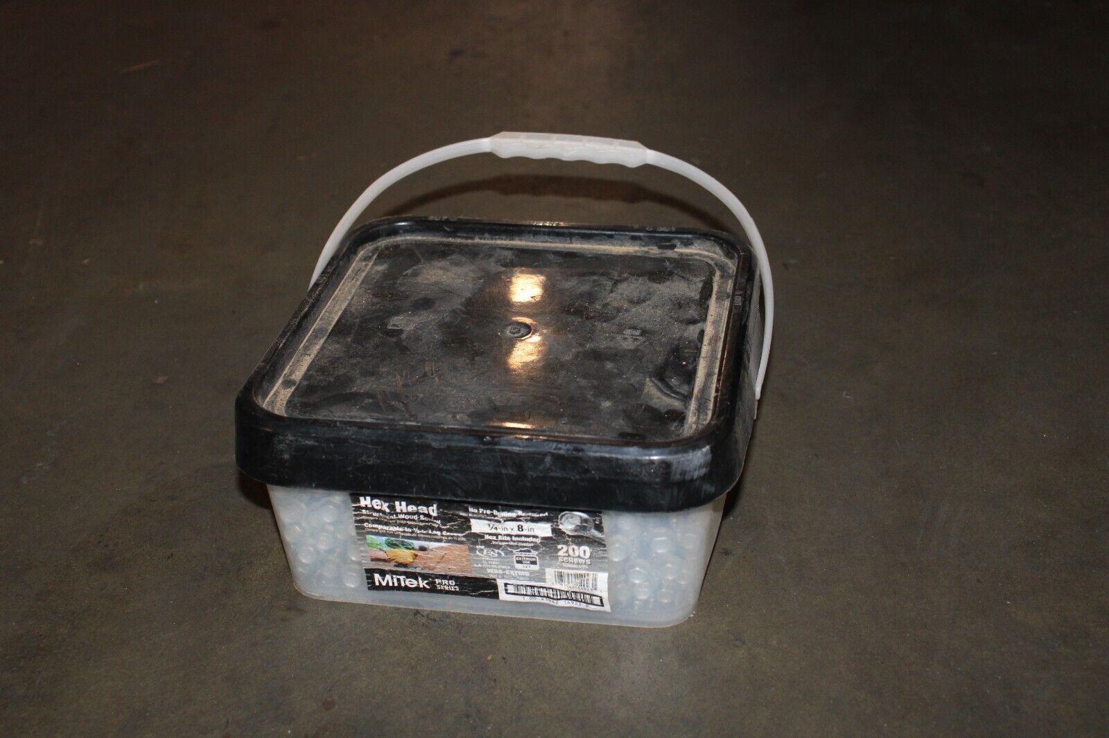 Structural Screws 8 Inch x 1/4 Inch Self Drilling MiTek BOX OF 200