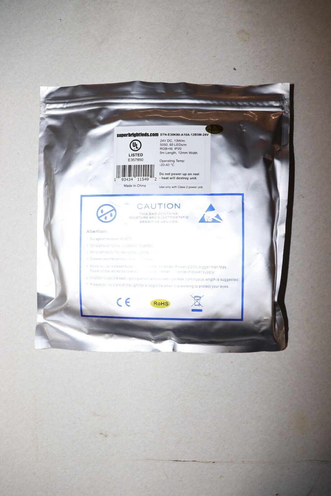 LED Strip Light SUPER BRIGHT Color Changing LED Tape Light 5m RGB+W 3000K