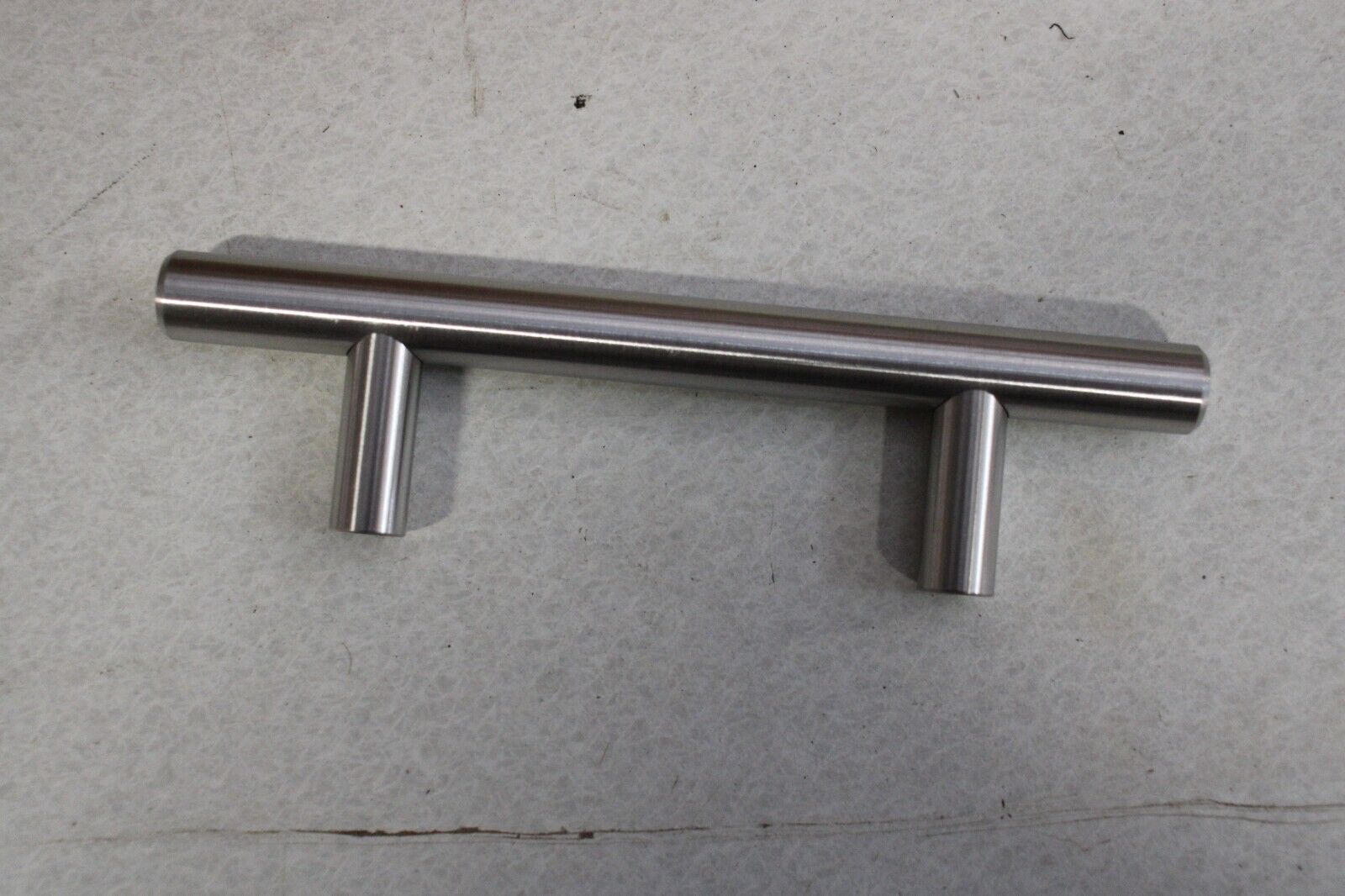 Cabinet Pull 3 Inch Spread Bar Style 10 PACK - ANVIL MARK STAINLESS STEEL HANDLE with SCREWS