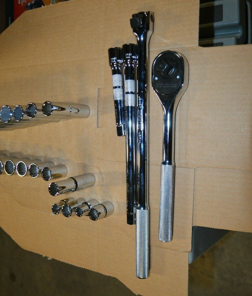 Proto SAE Socket Wrench Set, Chrome, Model J54126