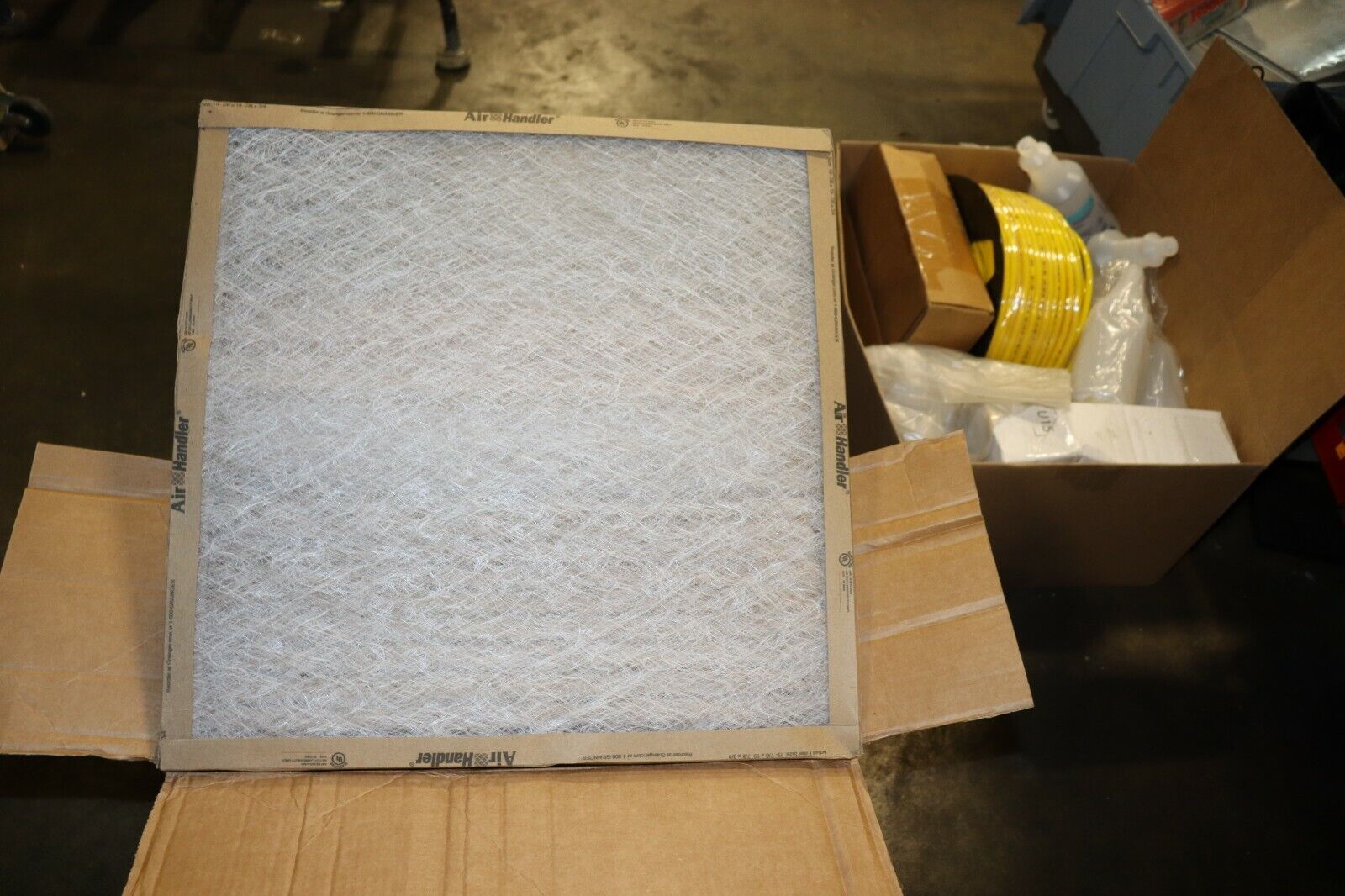 Air Filter 20 x 20 x 1 Fiberglass Air Handler 20x20x 1W097 12 Pack