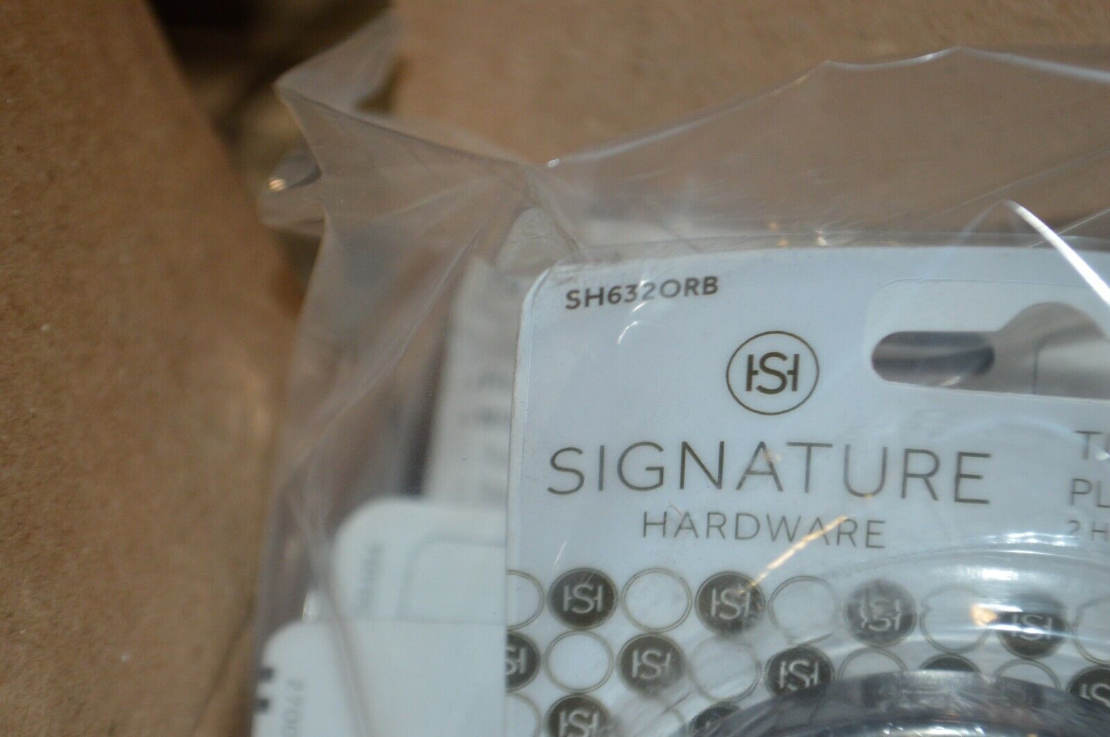 Overflow Tub Plate Oil Rudded Bronze Signature Hardware SH632ORB