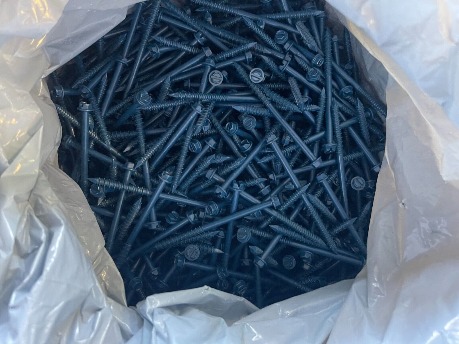 Concrete Masonry Screw Hex Washer Head HH4400BQ Steel Grade C 4 inch Pack of 600