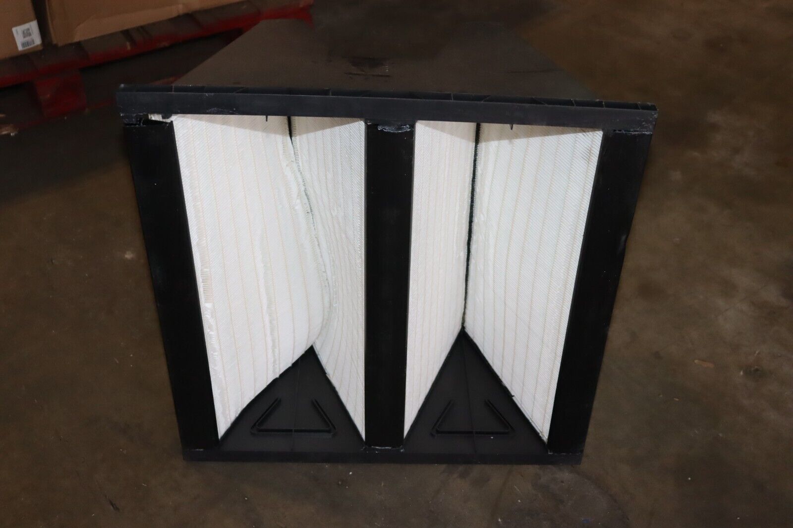 Air Filter V Bank 24 x 24 x 12 MERV 14 Air Handler 4Py72