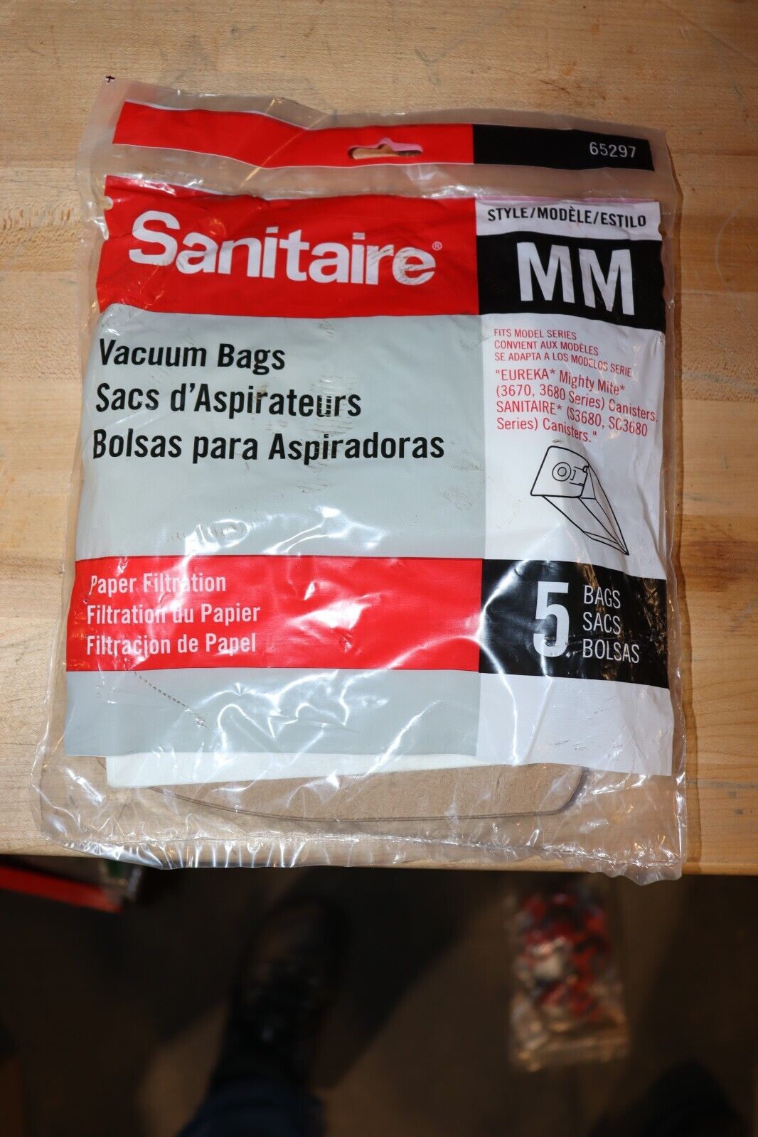 Vacuum Bags MM 652975 Pack Sanitaire Eureka Mighty Might