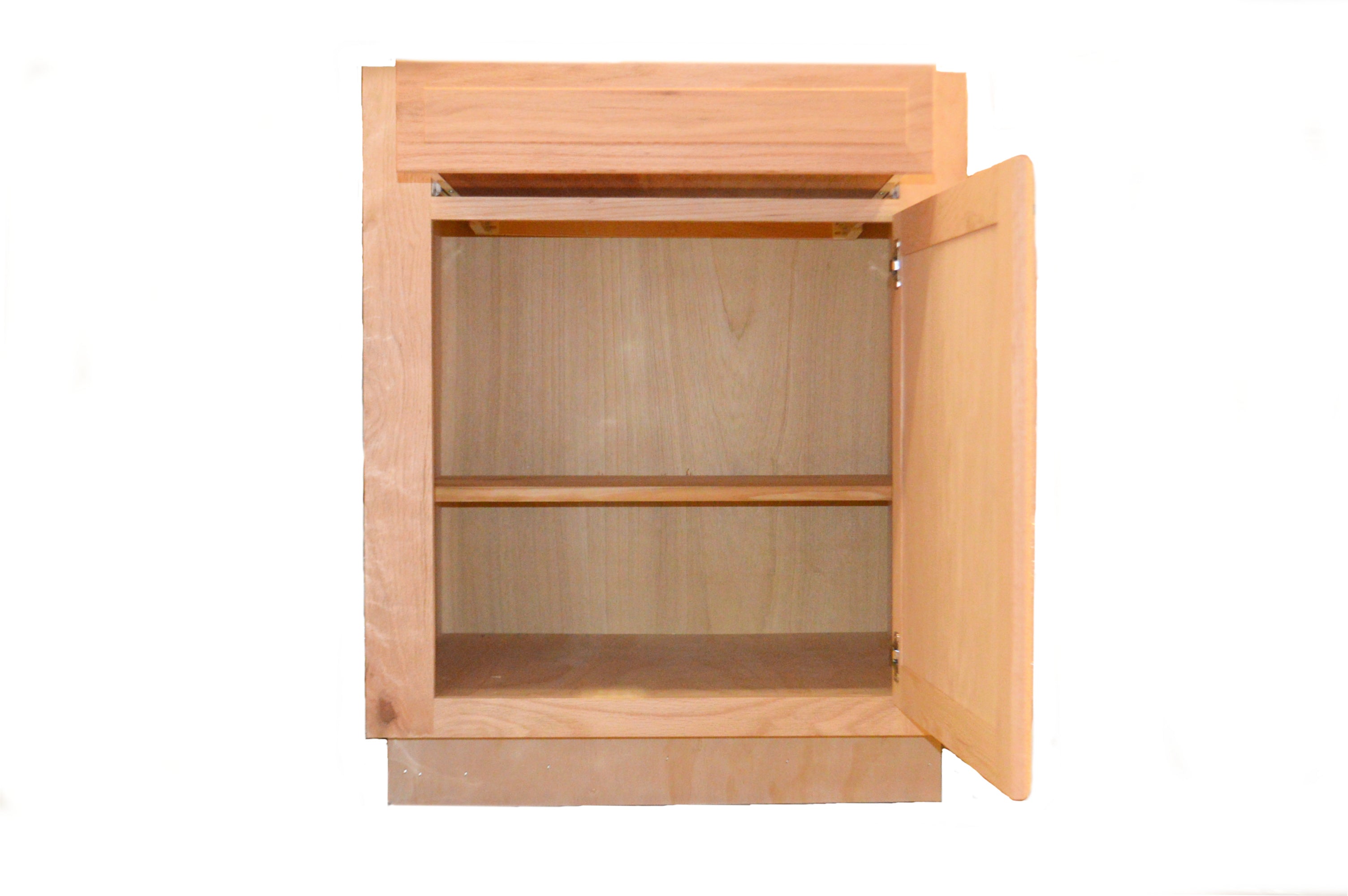 Base Cabinet in Unfinished Oak