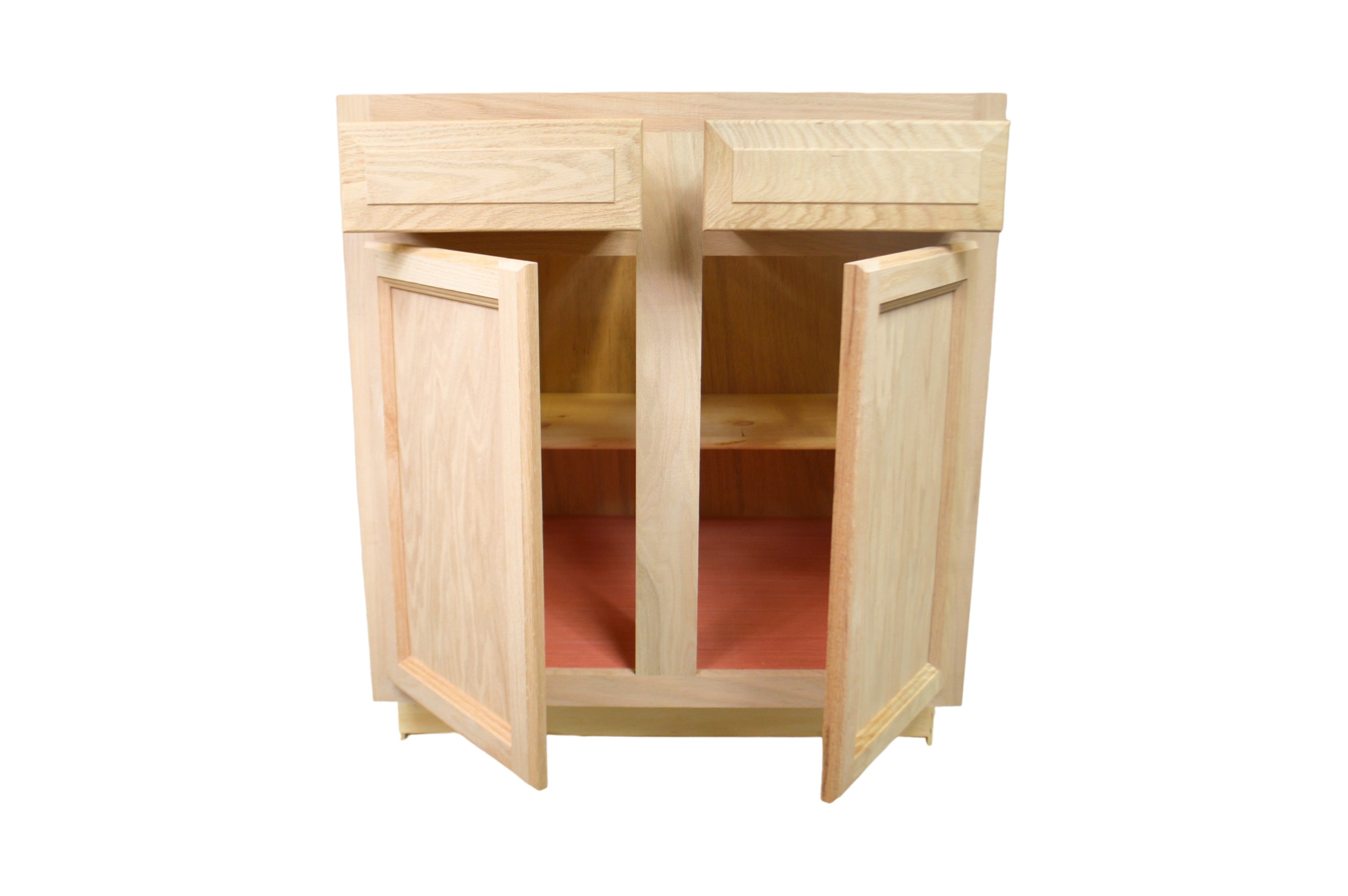 Base Cabinet in Unfinished Oak
