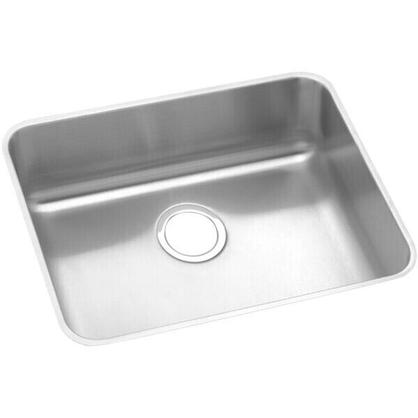 Kitchen Sink Undermount 24 in x 19 in Stainless Steel Elkay LUHAD211555