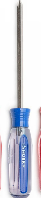 Screw Driver 6 Inch #2 Philips Head Square Shaft Husky - Made in USA