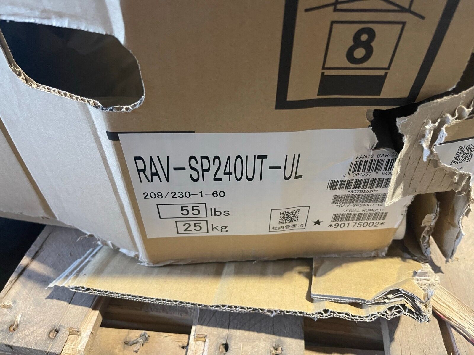 Ductless Minisplit 24K BTU Indoor Cassette TOSHIBA-CARRIER 208/230V R410A