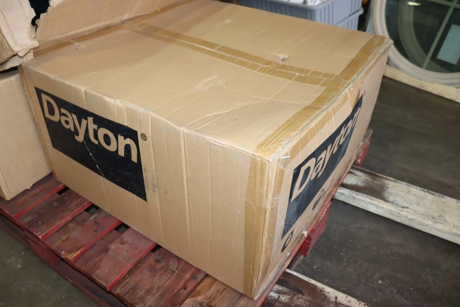 Exhaust Fan 24 in Blade 3/4 Horse Power 3 Phase Dayton 10D991 - Northside Material Brokers