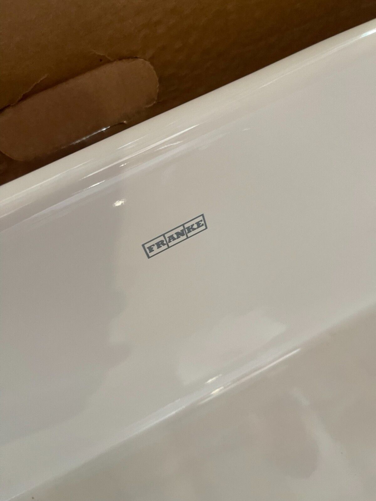 Farmhouse Kitchen Sink 36 in x 20 in Undermount Single Basin Fireclay Franke FHK710-36WH - Northside Material Brokers