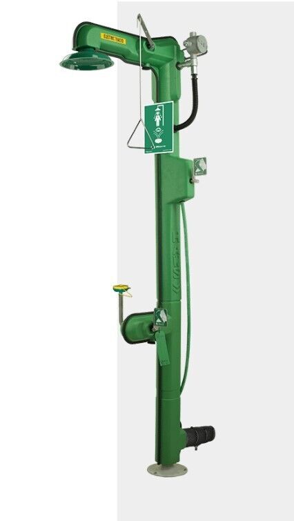 Haws Combo Safety Shower and Eye Wash Station 8300-8309 - Northside Material Brokers