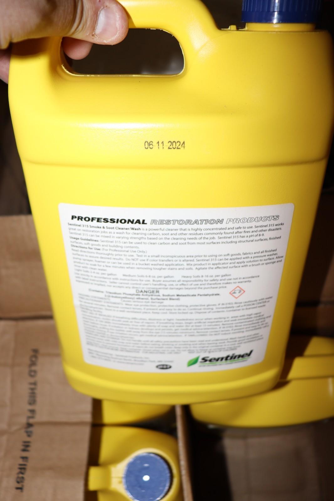 1 Gallon Sentinel Formula 315 Smoke and Soot Cleaner/Wash 315/4-1 - Northside Material Brokers