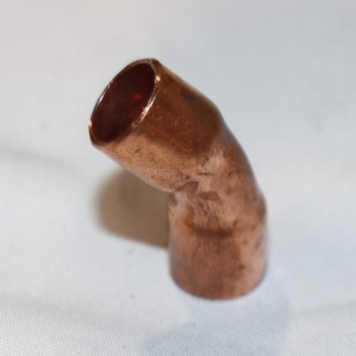 10 Pack - 1/2" 45 Degree Elbow Short Turn Copper Pipe Sweat Fitting - Northside Material Brokers