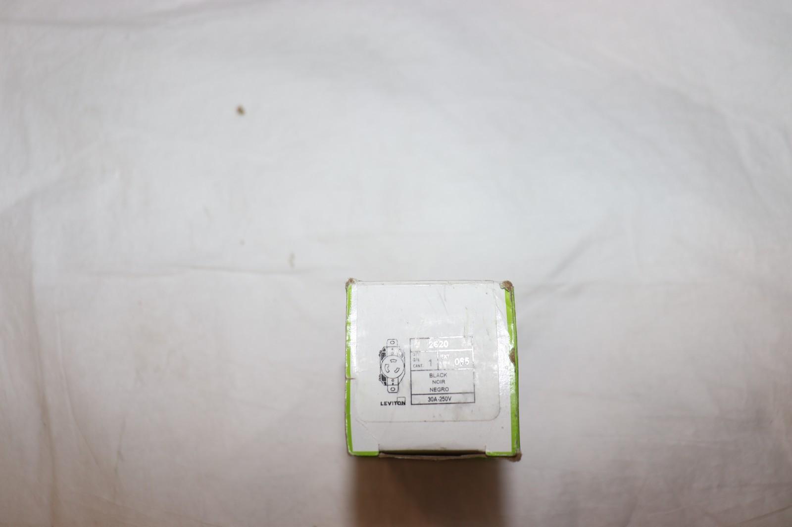 10 Pack - Leviton 2620 30A 250V Locking Receptacle - Black - Northside Material Brokers