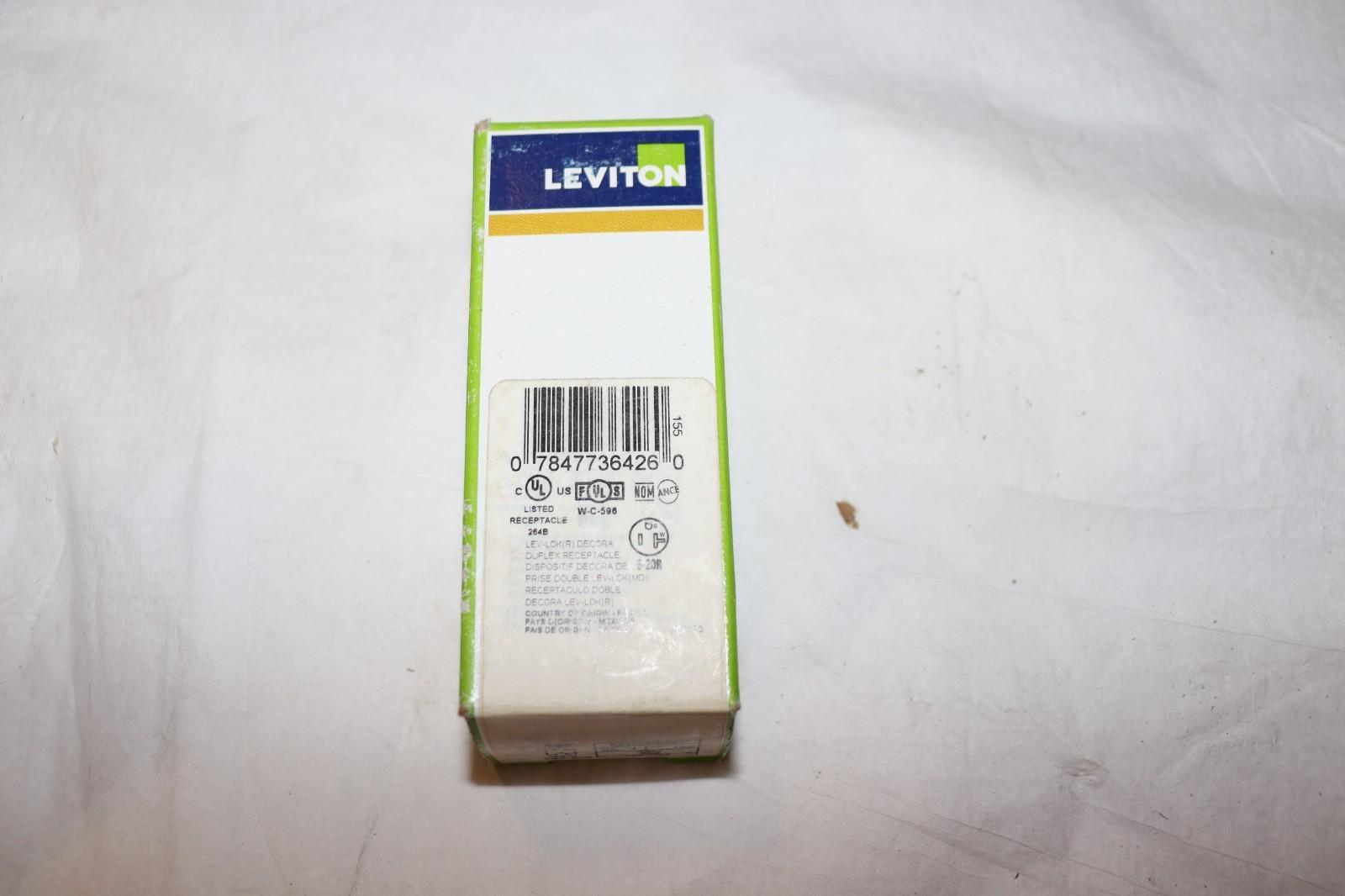 10 Pack - LEVITON 5461-GY - INDUSTRIAL GRADE Single Outlet 20A 250V - Northside Material Brokers