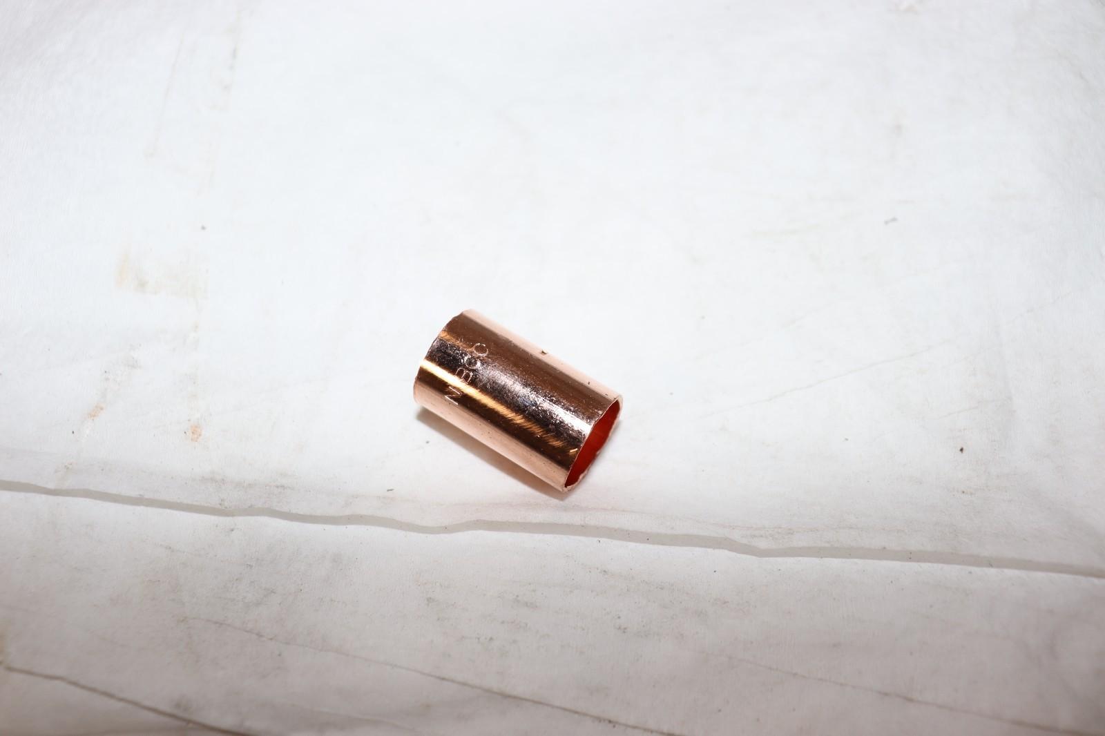 1/2" Coupler coupling (BAG OF 5)- COPPER PIPE FITTING SWEAT BAG of 5 - Northside Material Brokers