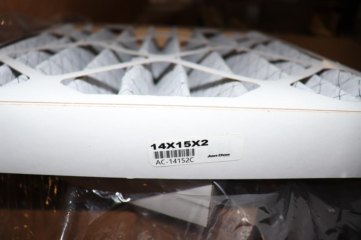 12 Pack - 14x15x2 NC FILTRATION AIR FILTRATION CARBON PLEATED FILTERS - Northside Material Brokers